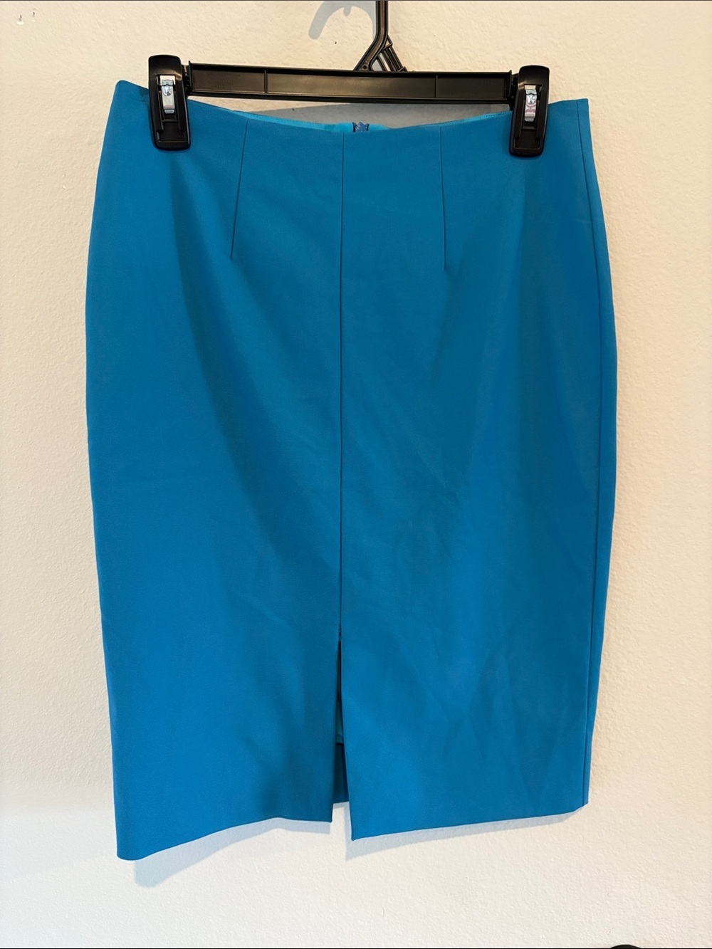 L'AGENCE Teal Blue Pencil Skirt Cotton Spandex Blend GORGEOUS!!!